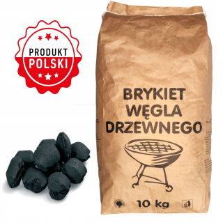 Brikety na drevené uhlie Ekologické 10kg pre grilovacie brikety Gastronomie